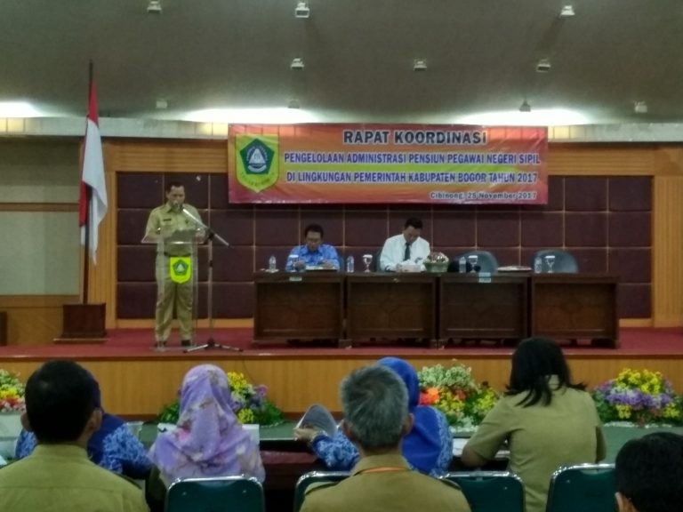 Acara Rapat Koordinasi Pemrosesan Pensiun
